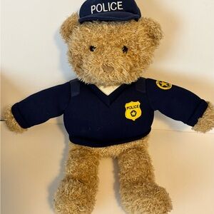 Gund American Heroes First Edition Heads & Tales‎ Police Teddy Bear